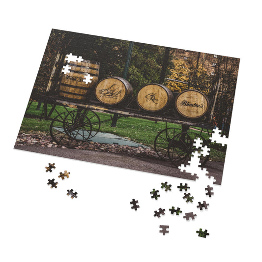 Buffalo Trace Jigsaw Puzzle -  Barrel Cart (500 Piece)